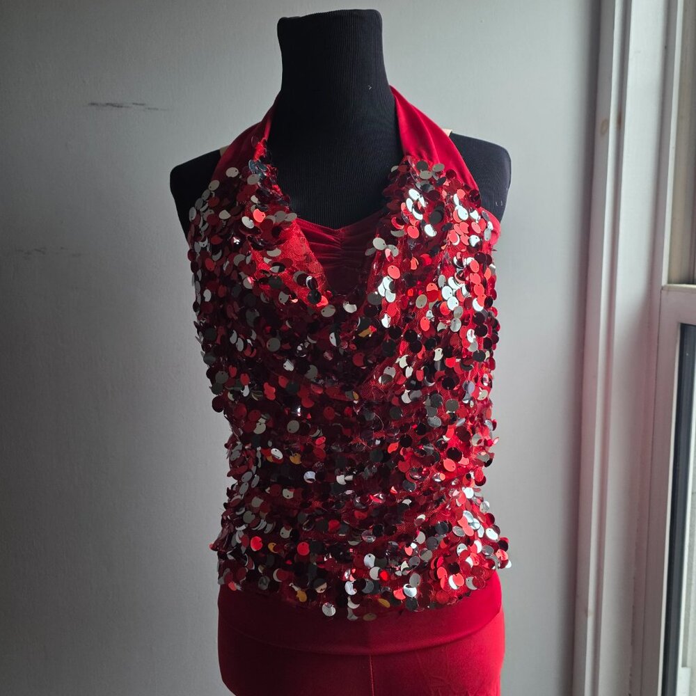 Sequined dance costume